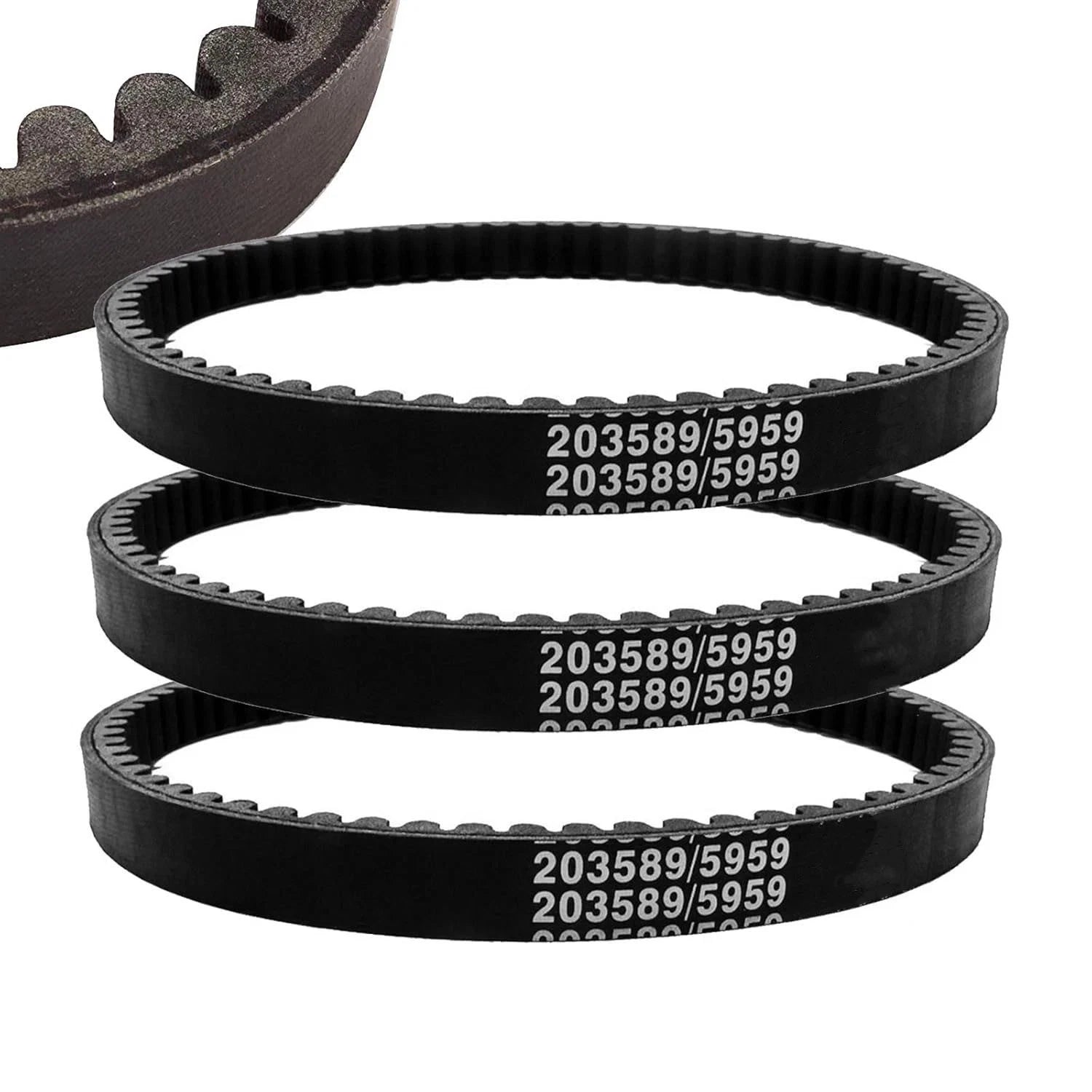 3X Rubber Go Kart Drive Belt 30 Series for Manco 5959, Comet 203589