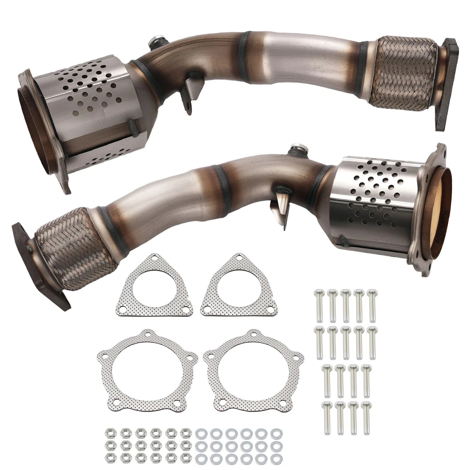 Front Catalytic Converter for Porsche Cayenne GTS S 4.8L V8 2008 2009 2010 EPA