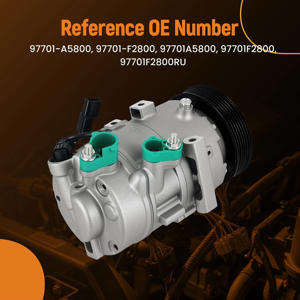 A/C Compressor for Hyundai Elantra Kia Forte Soul EV (2018–2019)