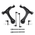 8x Front Lower Control Arms Sway Bar Links Tie Rods for Honda Odyssey (2011–2017)