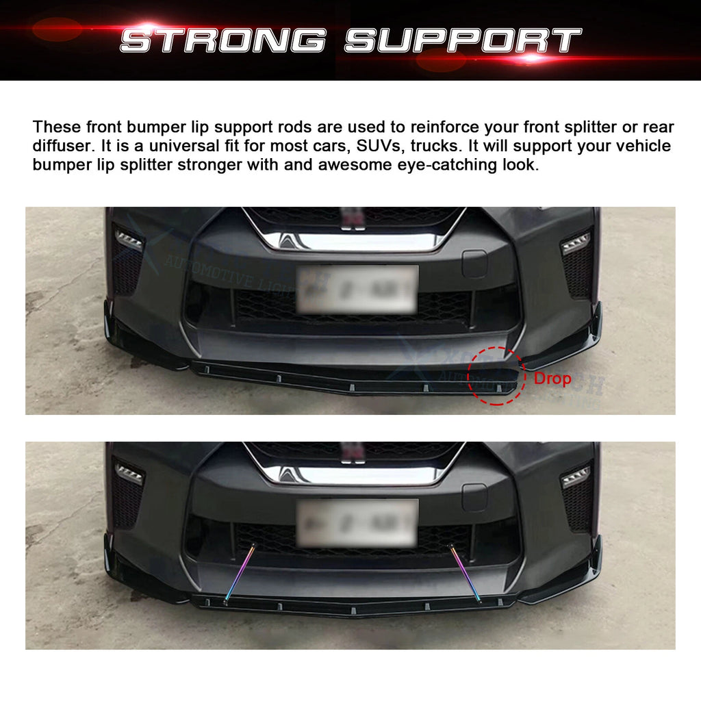 NEO Front Rear Bumper Support Bar Strut Rod for GMC Sierra Terrain Acadia (2017-2024)