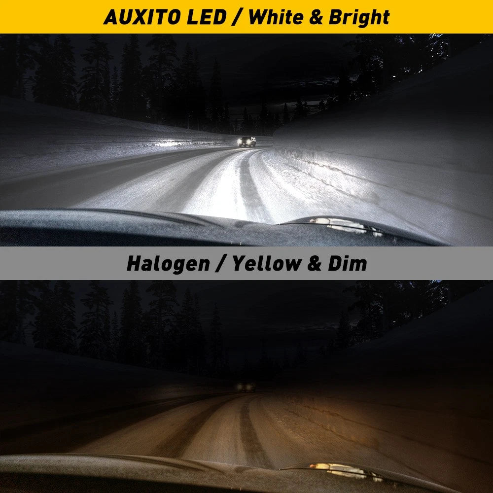 2X H11 LED Headlight Bulbs for High/Low Beam (Replace Halogen)