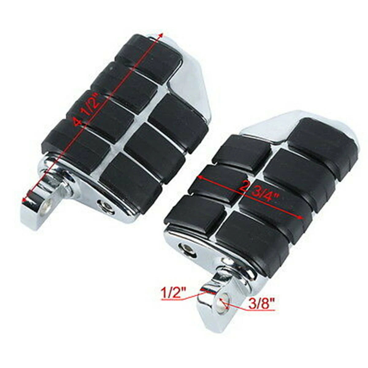 Chrome Lion Paw Footpeg Mount Bracket for Harley Davidson Touring (1993–2024)