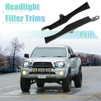 Pair Front Lower Headlight Bumper Grille Filler Trim for Toyota Tacoma (2005–2011)
