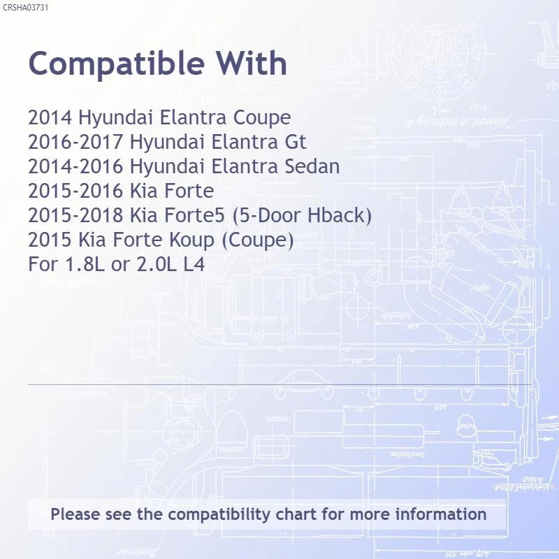 Engine Cooling Fan Assembly Replacement for See compatibility Chart (2011–2018)