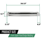 Front Upper Hood Bulge Molding Grille Trim for Toyota Tundra (2014–2021)
