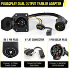 7 Way Trailer Wiring Harness for Chevy Silverado 1500 2500 3500