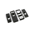 4 x Carbon Fiber ABS Window Switch Lock Cover Trim for Volvo XC40 (2018-2021)