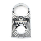 Dash Panel Insert Cover for Harley Dyna Wide Glide & Softail Chrome (93-17)