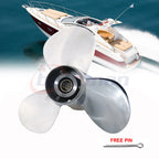 Stainless Steel Propeller 10 3/8x14 for Yamaha Outboard 25-60HP (13 Spline)