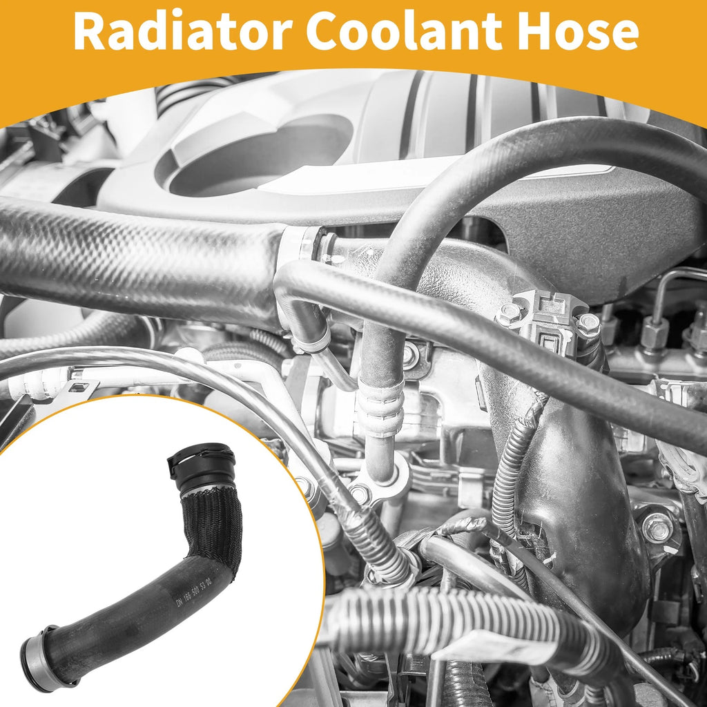 Radiator Coolant Hose for Mercedes-Benz GL550 (2013–2016) No.A1665005300 Black
