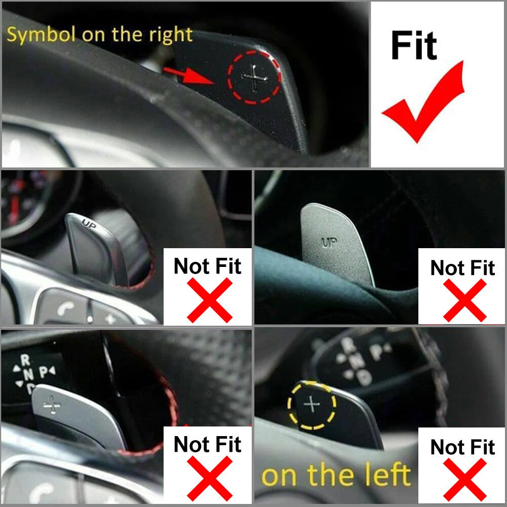 Steering Wheel Paddle Shifter Extension for Benz A B C E M R S CLA GLA (AU)