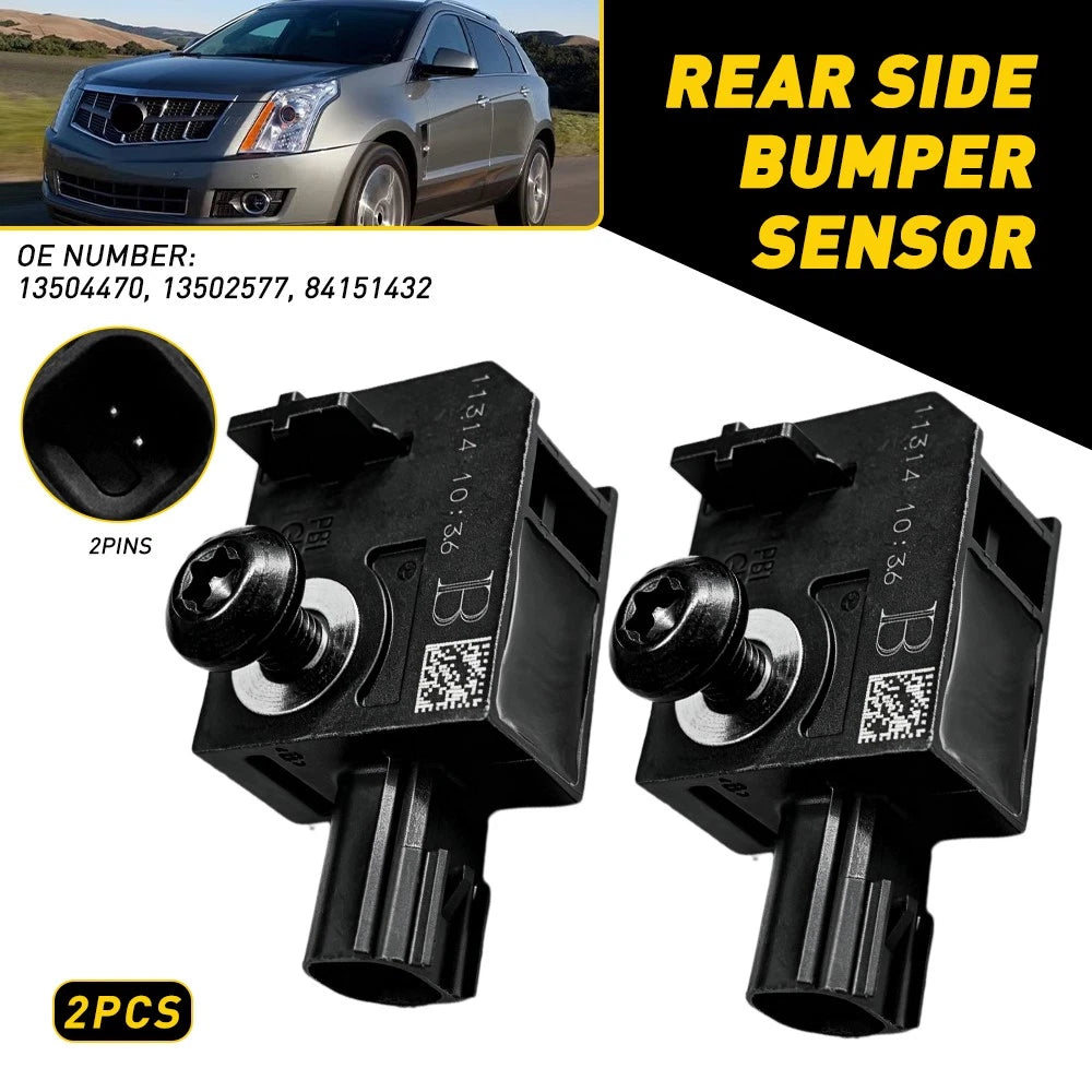 2X Rear Side Bumper Sensor 13504470 for Chevrolet Equinox (2010–2011) GMC Terrain