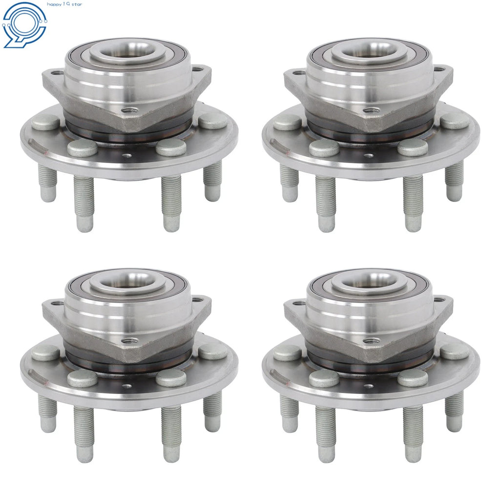 Set of 4 Wheel Hub Bearing Assemblies 513289 for Cadillac SRX (2010–2016)