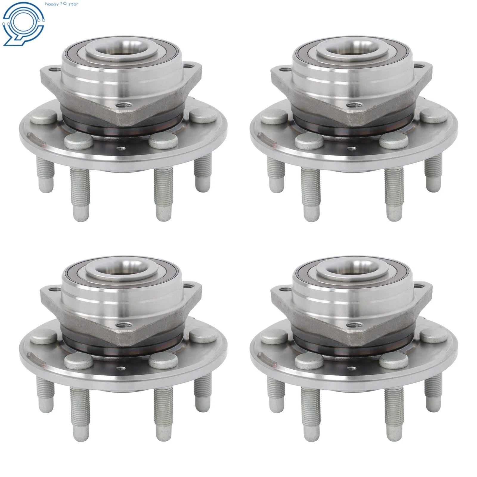 Set of 4 Wheel Hub Bearing Assemblies 513289 for Cadillac SRX (2010–2016)