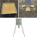 Gravity Feeder 450lb Zinc-Plated for Deer Turkey Big Game Hunting