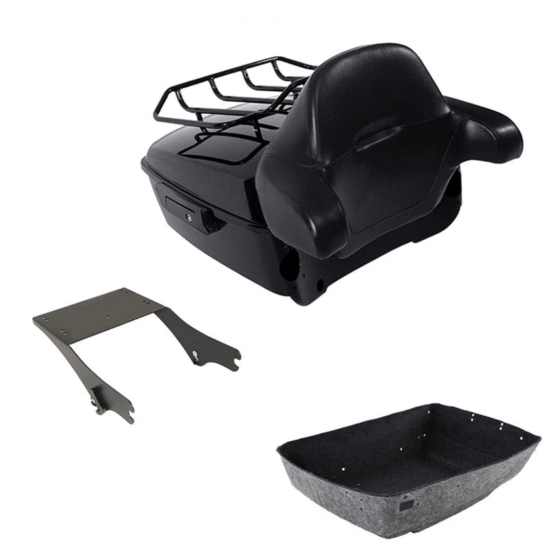 Trunk Backrest Mount for Harley Touring Road King (1997–2008) Black