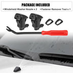 5pcs Front Windshield Washer Nozzle Kit 15247800 for GMC Acadia (2011–2012, 2015–2016)