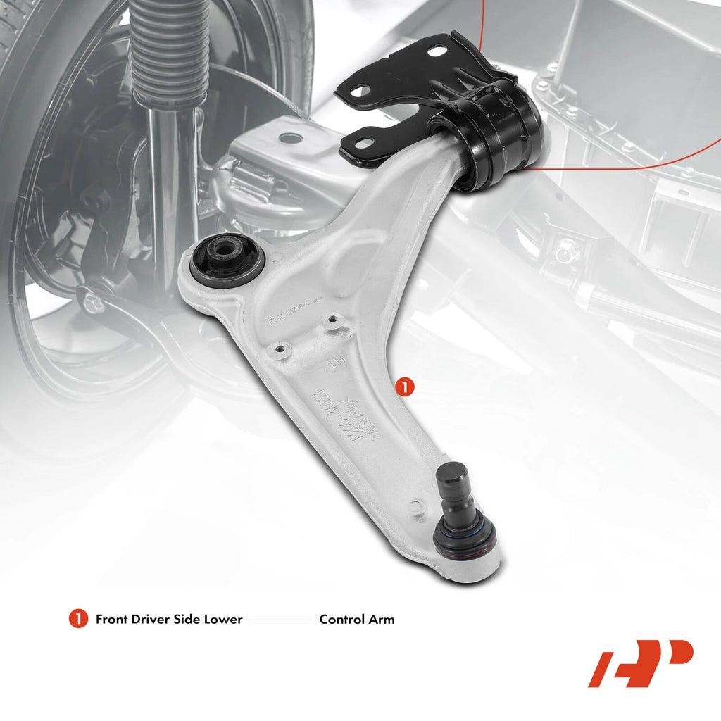 Front Left Lower Control Arm with Ball Joint for Ford Edge MKX (2007-2014)
