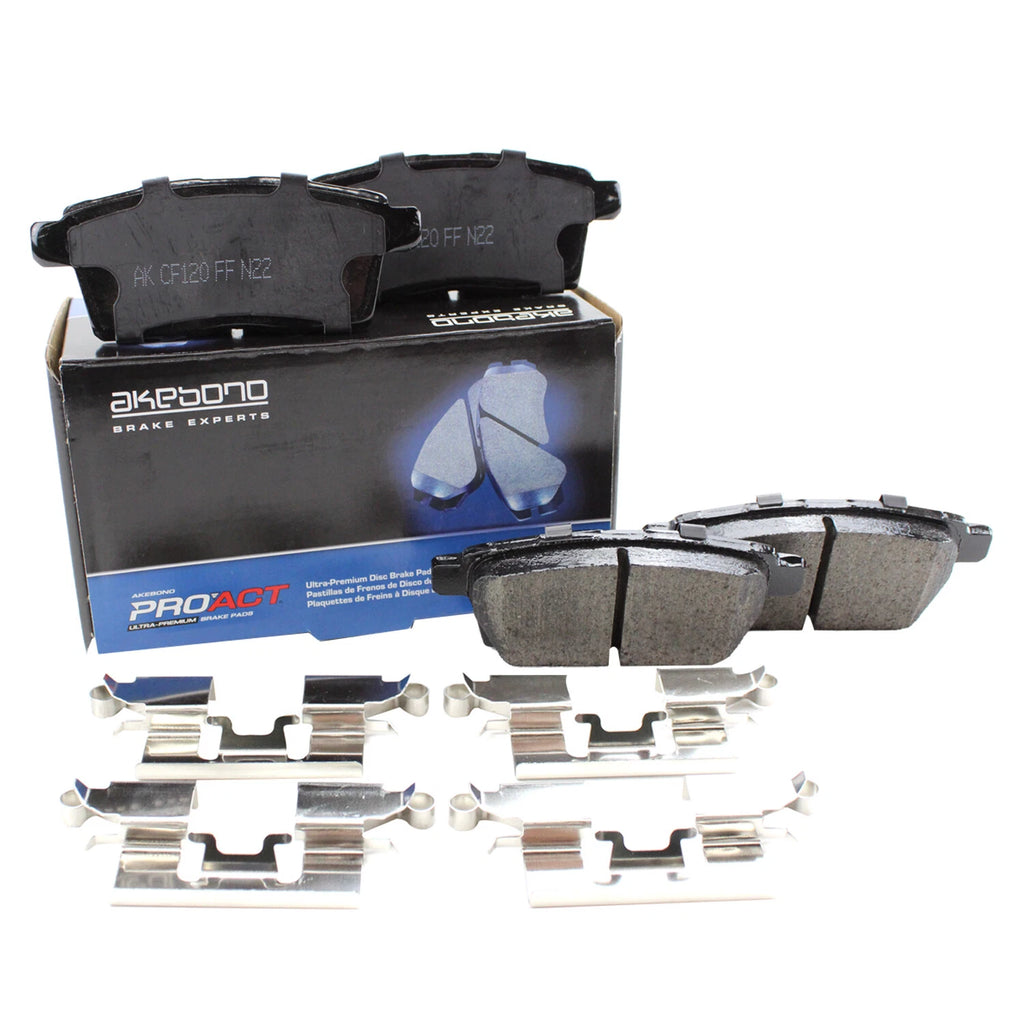 Set of 4 ProAct Disc Brake Pads for Ford Edge Mazda CX-7 CX-9 Lincoln MKX