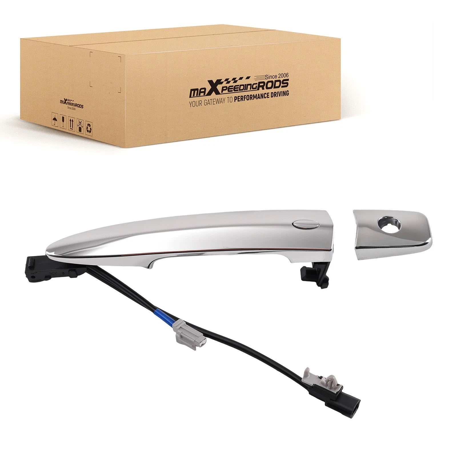 Front Left Door Handle for Nissan Leaf (2011–2017) Silver 806451AA0A