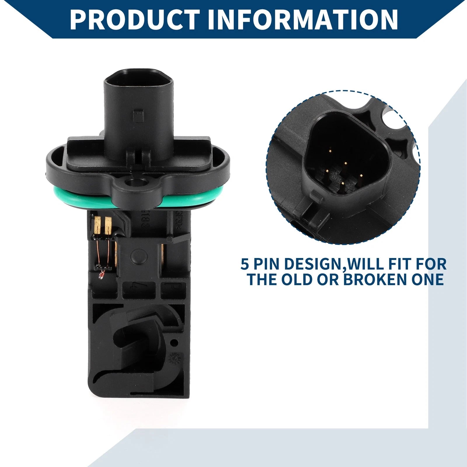 Mass Air Flow Sensor Meter for Chevrolet Volt L4 1.4L (2011–2015) No.92196278