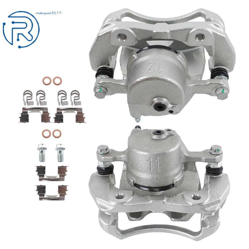 2X Front Side Disc Brake Calipers with Bracket for Toyota Tacoma (2005–2015)