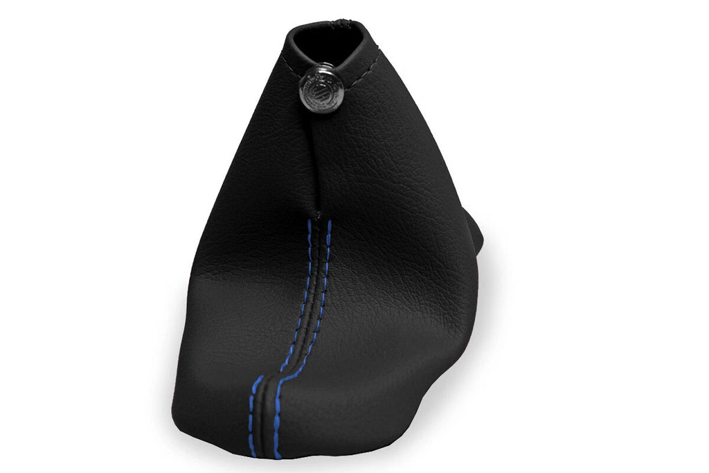 Leather Manual Shift Boot Cover for Chevrolet Cavalier (2000–2005) Blue Stitch