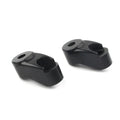 Black Front Turn Signal Mount Bracket for Harley Dyna 39mm 49mm