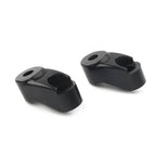 Black Front Turn Signal Mount Bracket for Harley Dyna 39mm 49mm