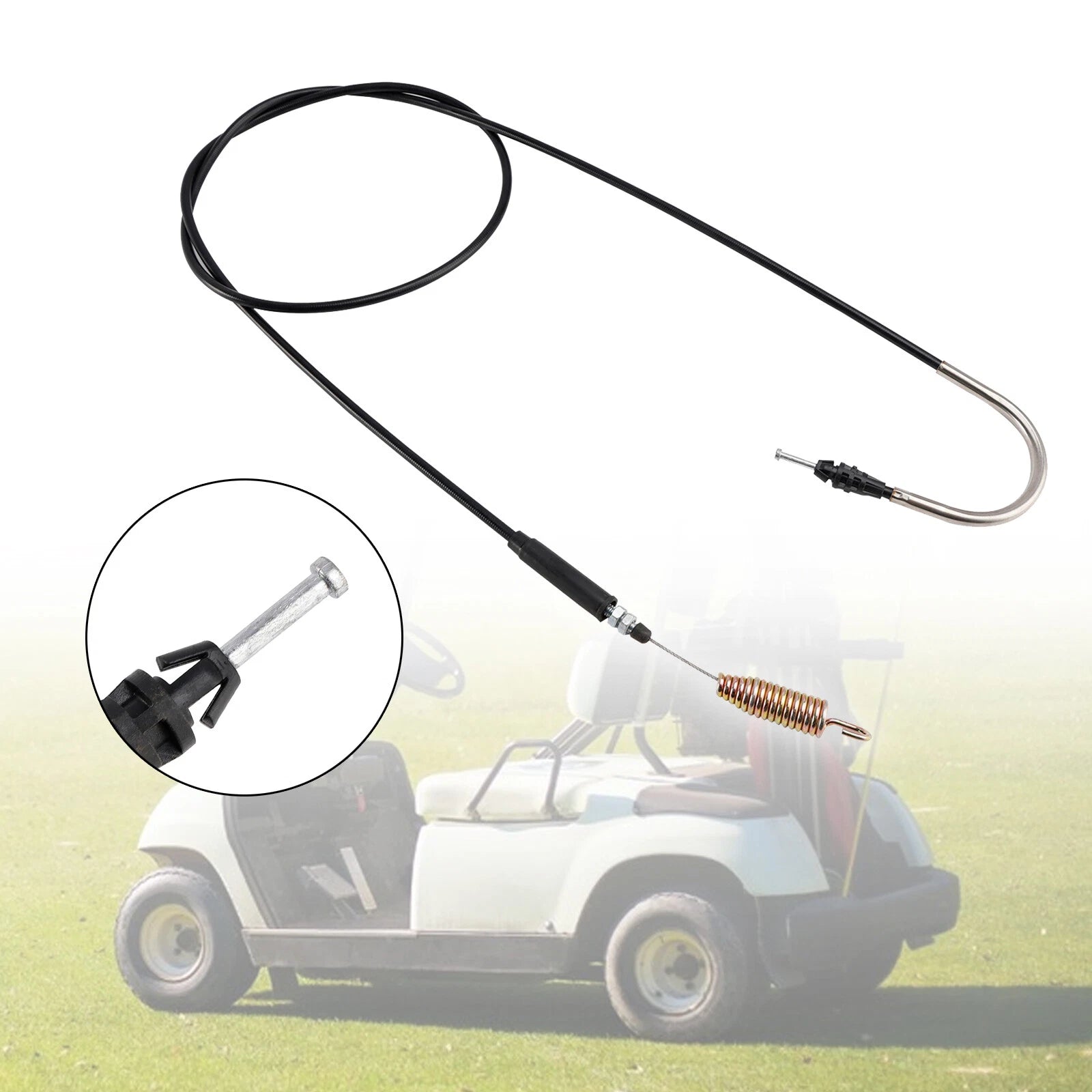 Ezgo Accelerator Cable 65-1/2" 608608 for Golf Cart (Kawasaki Gas Engine)