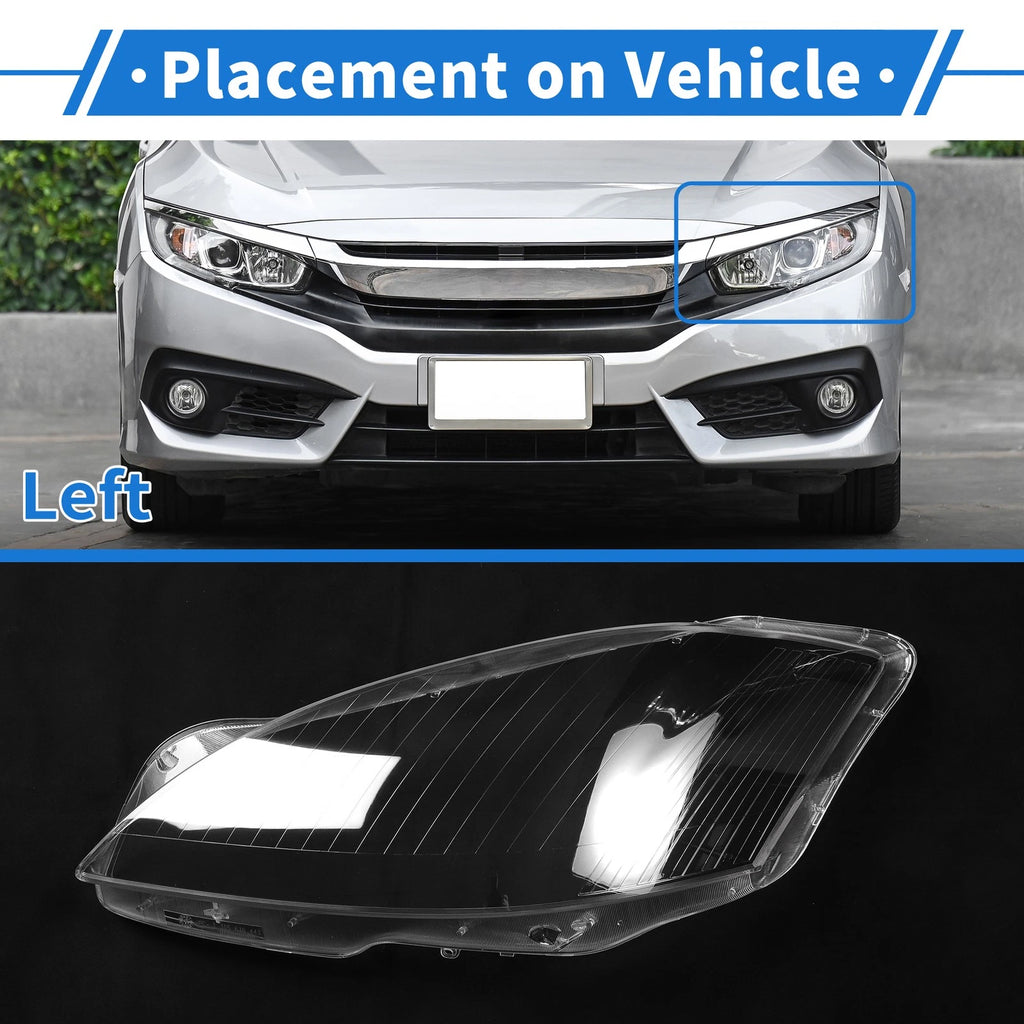 1 Pcs Headlight Lens Cover for Mercedes-Benz S-Class (2006–2009)