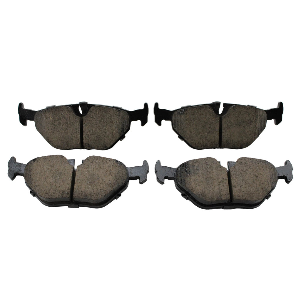 Set of 4 Akebono Euro Rear Ceramic Disc Brake Pads for BMW E39 (1997–2003)