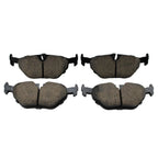 Set of 4 Akebono Euro Rear Ceramic Disc Brake Pads for BMW E39 (1997–2003)