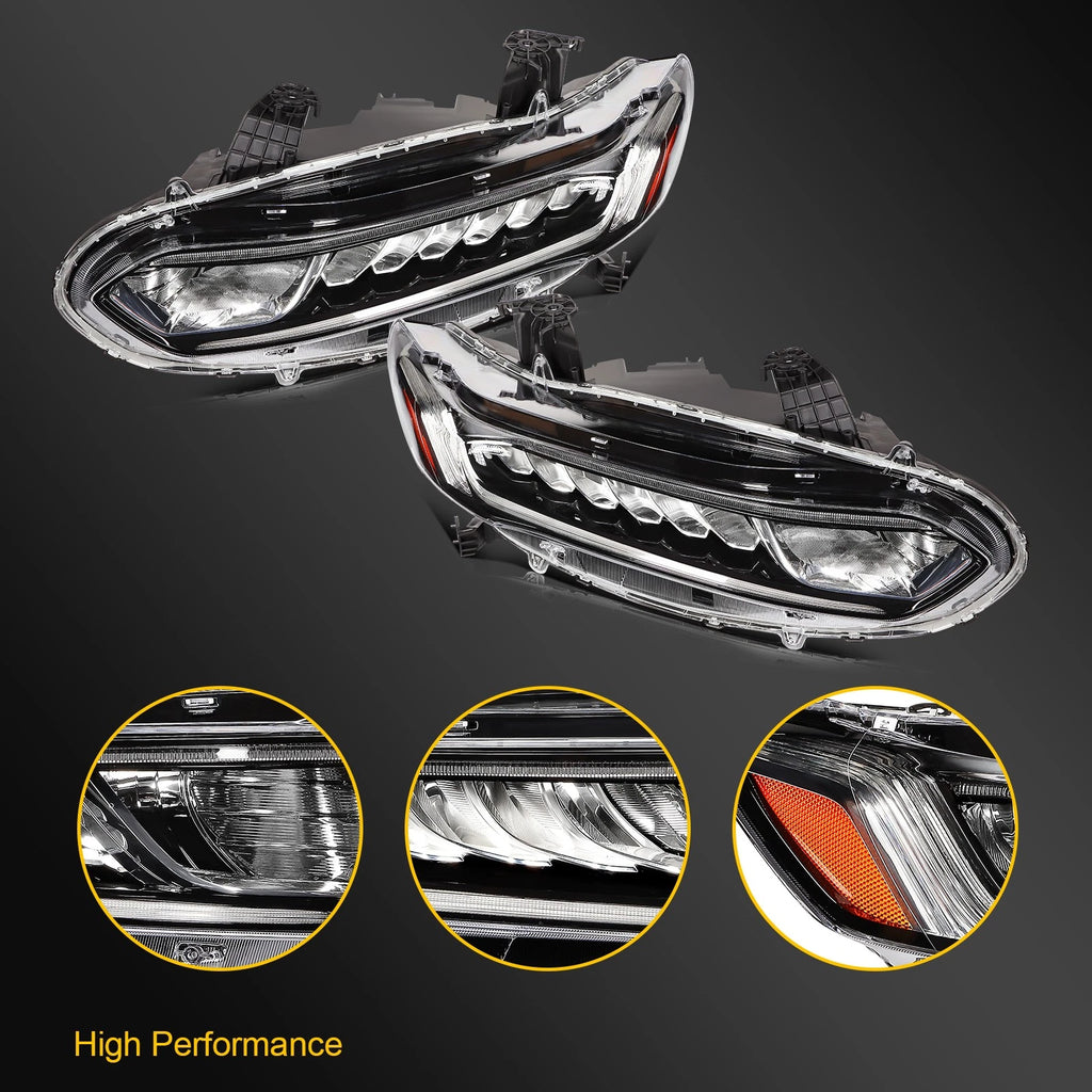 LED Headlight Assembly for Honda Accord Sedan (2018–2021)