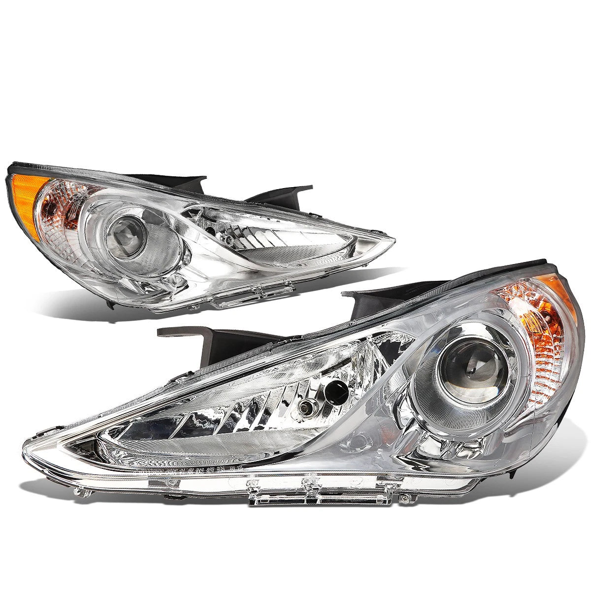 Chrome Housing Amber Corner Projector Headlight for Sonata (2011–2014)