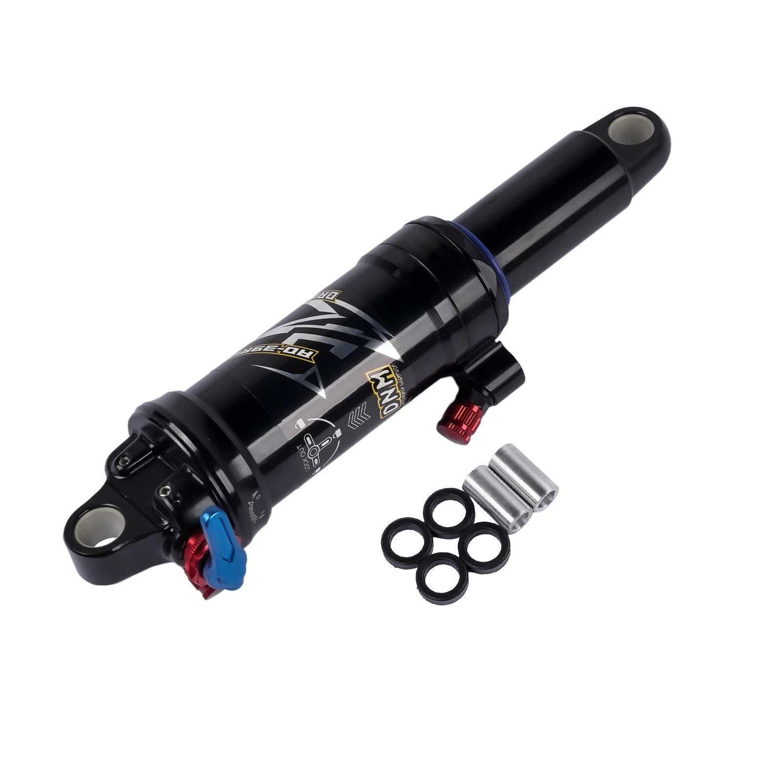Adjustable Rear Shock for Mountain Bike (165/190/200mm)