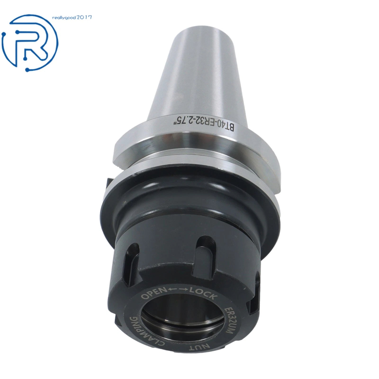 Set of 4 Collet Chucks for BT40 ER32 Tool Holders (2.75" Length)
