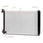 Aluminum Core Radiator for Toyota RX400H/Highlander Hybrid (2006–2008) DPI-2929