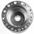 Steering Wheel Hub Adaptor for Honda Civic/Integra (1988–1993) - 6-Hole, Silver Aluminum