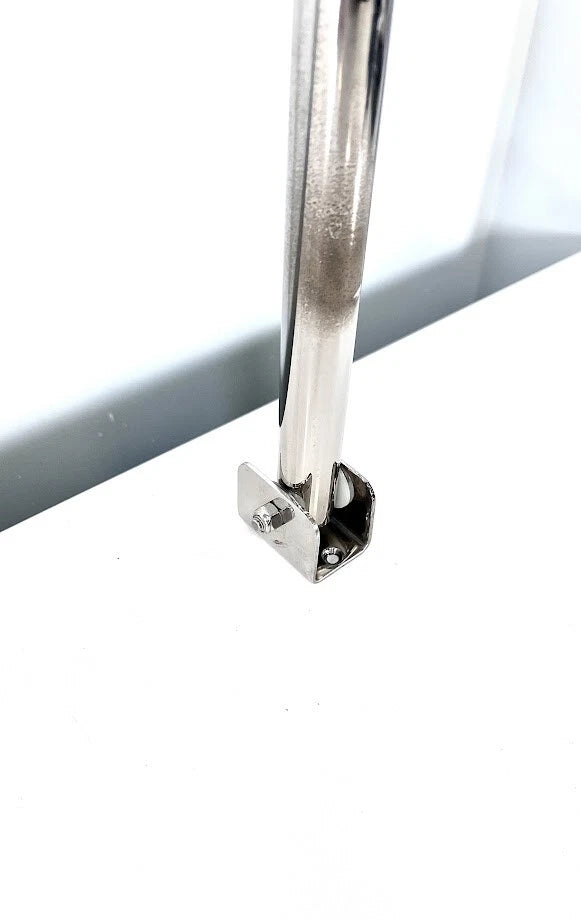 Boat Rail for Custom Manufacturer (43in x 16in) Stainless Steel Swivel Mounts