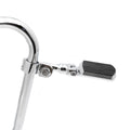 Chrome 1 1/4" Gear Skull FootPeg Clamp for Harley Sportster Touring Dyna