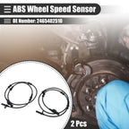 Set of 2 Front Left Right ABS Sensors for Mercedes-Benz CLA45 AMG (2014–2019) No.2465402510