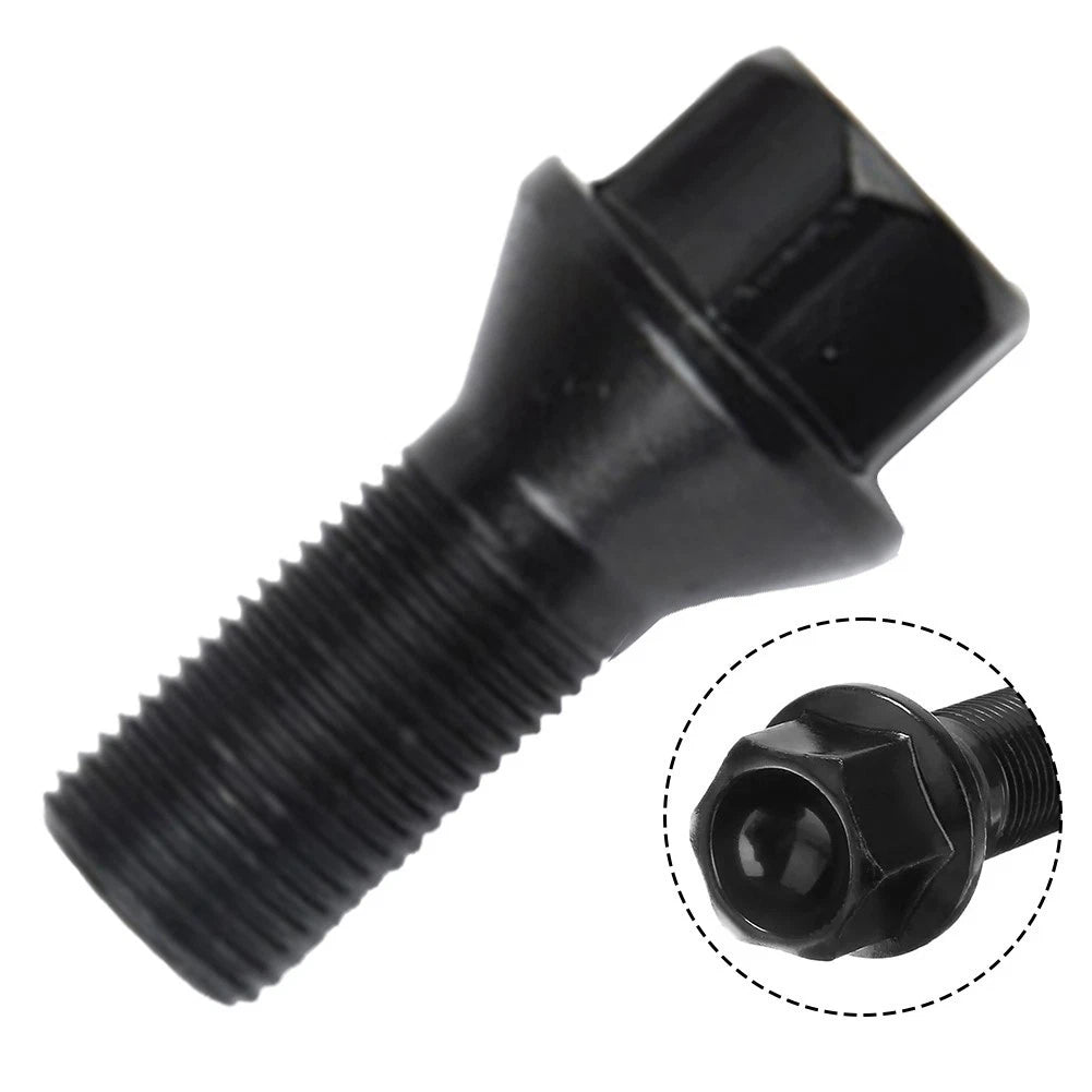 Black Wheel Lug Bolts Nuts for BMW F30 F35 F10 F25 X3 (2012–2019)