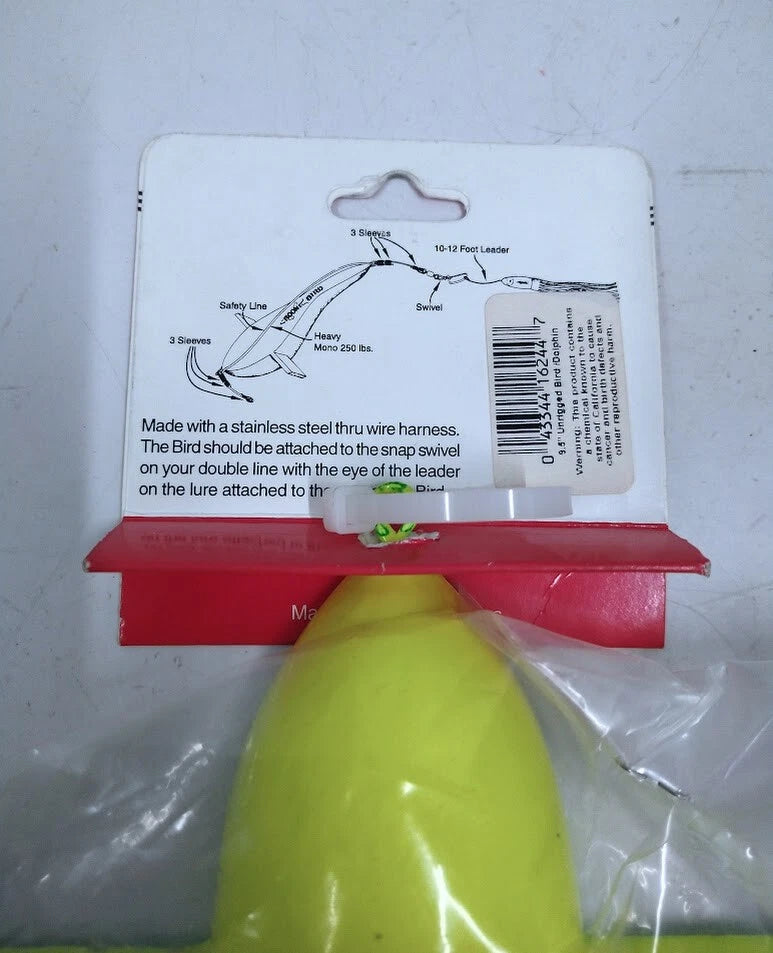 Unrigged Bird for Boone Fishing 9.5''