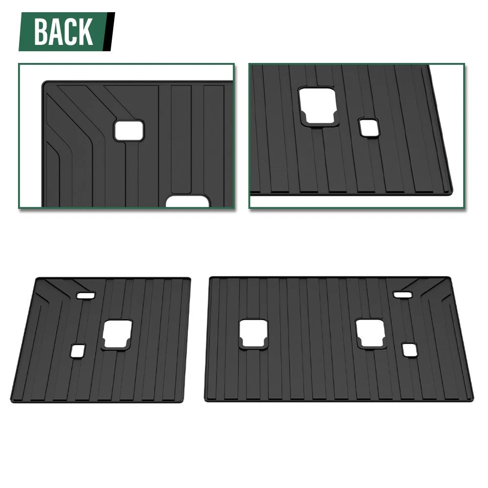 Rear 3rd Row TPE Seatback Protectors for Subaru Ascent (2019–2026)