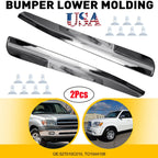 2X Front Bumper Trim Molding Chrome for Toyota Tundra (2000–2006)