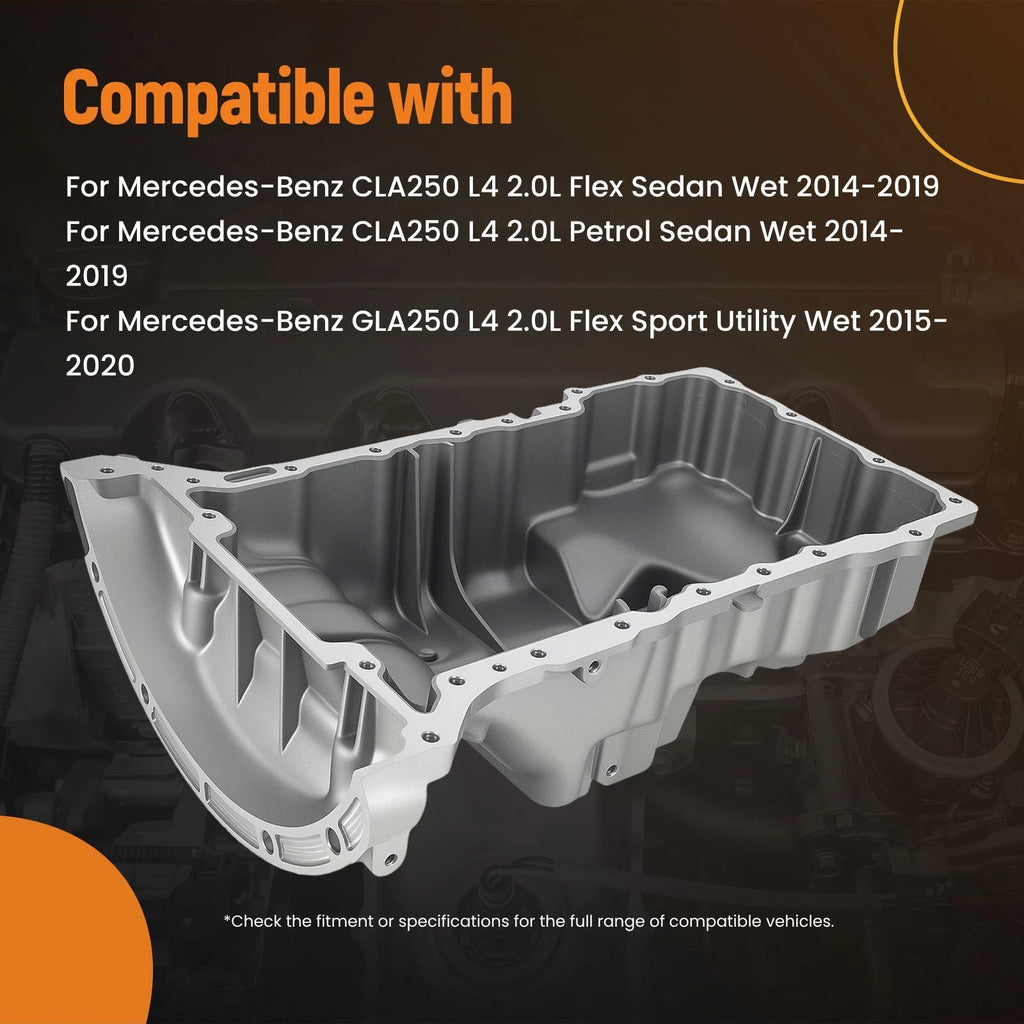 Engine Oil Pan Assembly for Mercedes-Benz CLA250 (2014-2019)