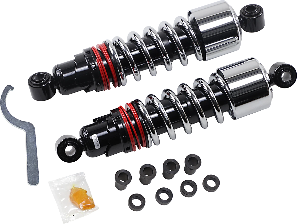 Slammer Plus Shocks for Harley FXD (B28-1207) - Chrome