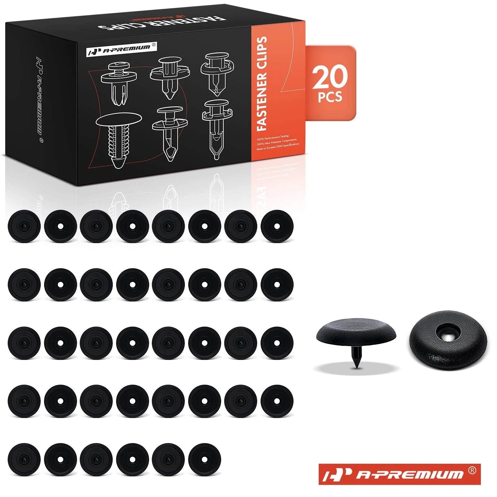 20Pcs Nylon Seat Belt Stop Button Retainer for BMW X1 X3 X4 (2011–2023)
